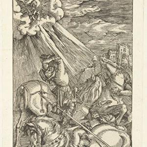 The Conversion of Paul, 1515-17 (woodcut)