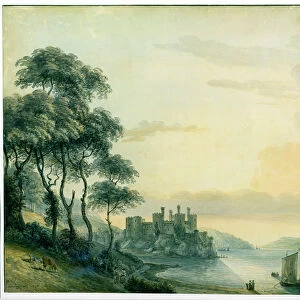 Conway Castle, 1789 (w / c on paper)
