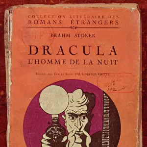 Front cover of Dracula by Bram Stoker (1847-1912) 1920 (litho)