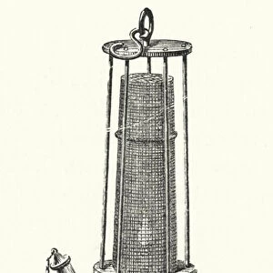 Davy Lamp (engraving)