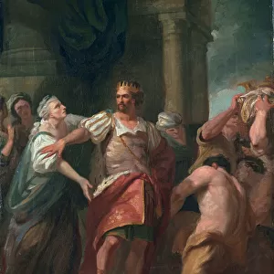 Edward the Confessor Stripping his Mother of Her Effects, c. 1763 (oil on canvas)