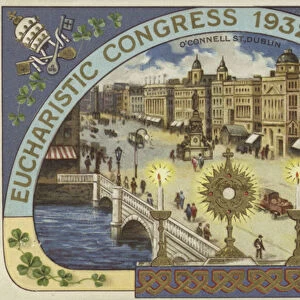 Eucharistic Congress, 1932, Dublin, Ireland (colour litho)