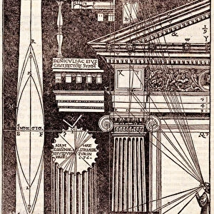Examples of Classical proportions, from Di Lucio Vitruvio Pollione de architectura a
