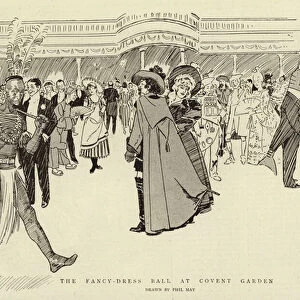 The Fancy-Dress Ball at Covent Garden (litho)