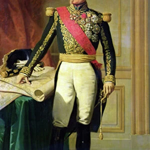 French marshal Armand Jacques Achille Leroy de Saint Arnaud (1796-1854), 1854 (oil on canvas)