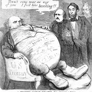A Frightful Case of Inflation, c. 1863 (litho)