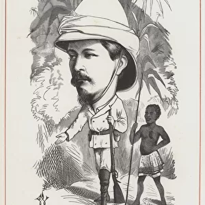 H M Stanley, He Found Livingstone (engraving)