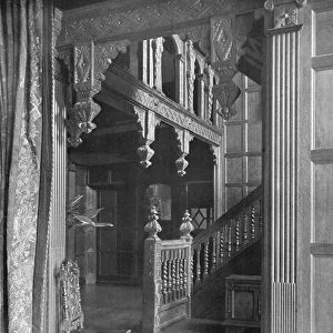 The Hall and Staircase (b / w photo)