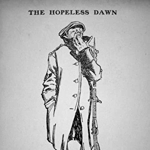 The Hopeless Dawn - cartoon from the Gallipoli campaign of 1915 published in The Anzac Book, 1916 (litho)