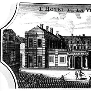 Hotel de la Vrilliere, Paris (engraving)