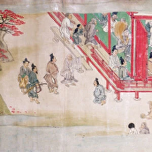 The House of the Shogun (ink on silk)