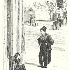 "Hullo, my Covey, whats the row?"(engraving)