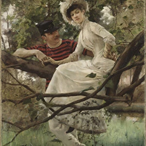Idyll, 1925 (oil on canvas)