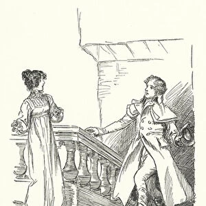 Illustration for Northanger Abbey by Jane Austen (litho)