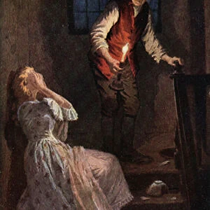 Illustration for Wuthering Heights by Emily Bronte (colour litho)