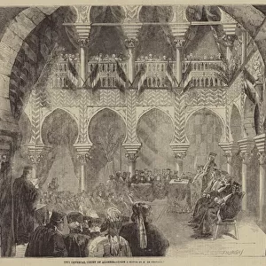 The Imperial Court of Algeria (engraving)