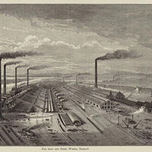 The Iron and Steel Works, Barrow (engraving)