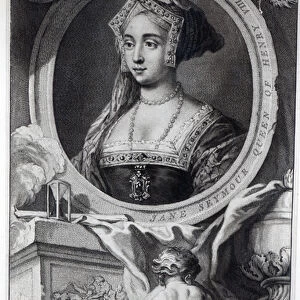 Jane Seymour, engraved by Jacobus Houbraken, 1746 (engraving)