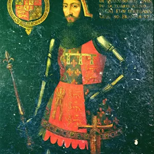 John of Gaunt, Duke of Lancaster (1340-99) (tempera on panel)