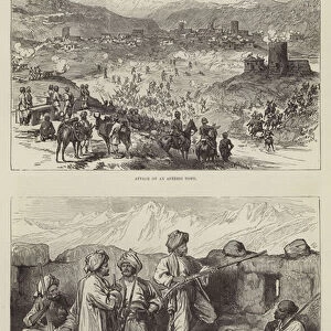 The Jowaki Campaign, North-West Frontier of India (engraving)