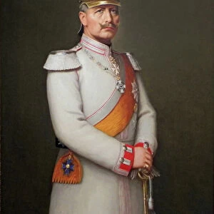 Kaiser Wilhelm II, 1910 (oil on canvas)