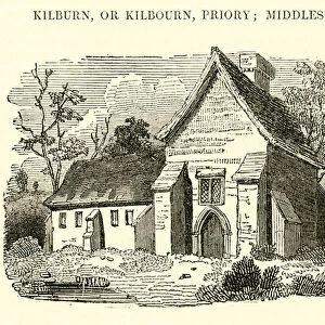 Kilburn, or Kilbourn, Priory, Middlesex (engraving)