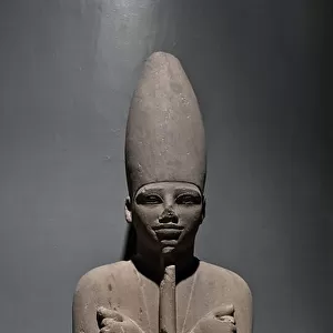 King Mentuhotep III as Osiris, 2010-1998 BC, from Armant (stone)