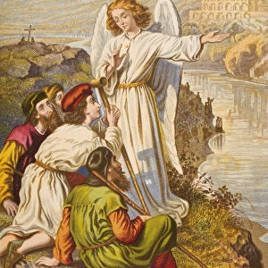 The Kings message to Tender Conscience, illustration from The Pilgrim s