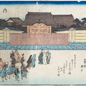 Kyoto Palace, 1840-42 (woodblock print)