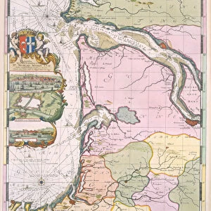 La Naptune Francois, ou Atlas des Cartes Marines, 1693 (colour litho)