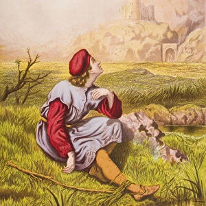 Lamentation of Tender Conscience, illustration from The Pilgrims Progress