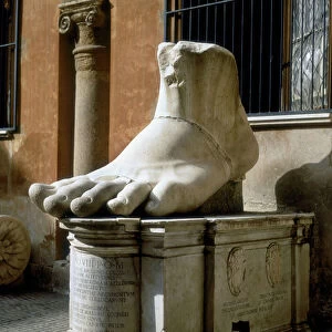 Left Foot, from the Colossus of Constantine (marble)