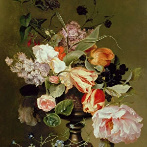 Still life with flowers (oil)