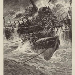 The Lifeboat to the Rescue (engraving)