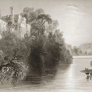 Lismore Castle, Lismore, County Waterford, Ireland, from Scenery and Antiquities