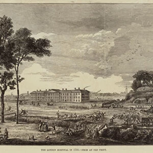 The London Hospital in 1753 (engraving)