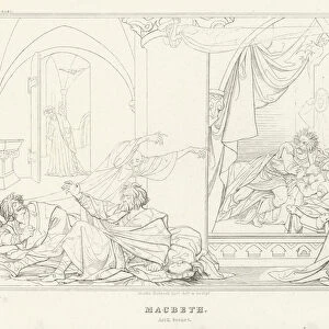 Macbeth, Act II, Scene 1 (engraving)