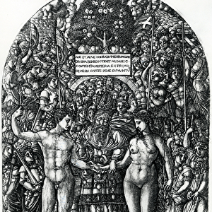 The Marriage of Adam and Eve, c. 1540-55 (engraving)