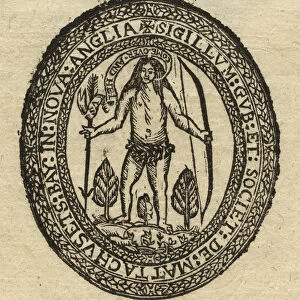 Massachusetts Bay Colony Seal, 1678 (woodcut)