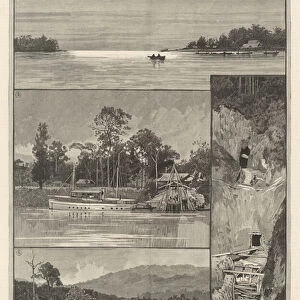 Mining Operations in the Malay Peninsula (engraving)