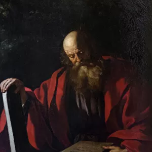Moses with the tables of the law