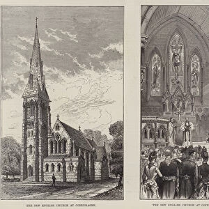 The New English Church at Copenhagen (engraving)