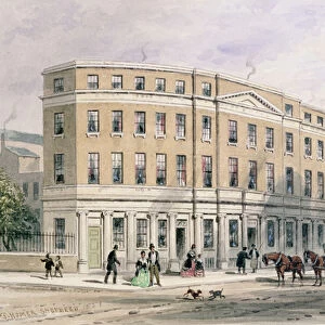 New Houses at Entrance of Gresham St, 1851 (w / c on paper)