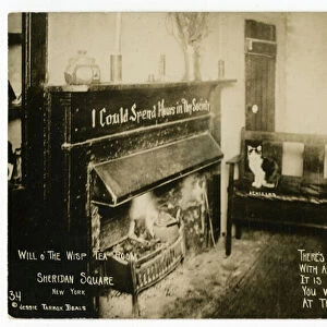 Will o the Wisp Tea Room, Sheridan Square, New York, New York, USA, c
