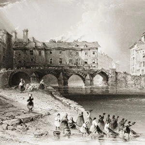 Old Baals Bridge, Limerick, Ireland, from Scenery and Antiquities of Ireland