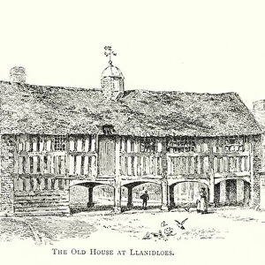 The Old House at Llanidloes (engraving)