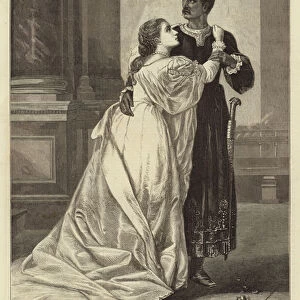 Othello and Desdemona, after Herrick (engraving)