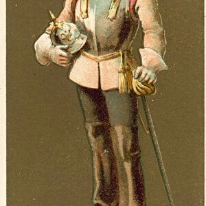 Otto von Bismarck, Prussian statesman (chromolitho)