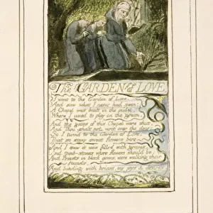 P. 124-1950. pt45 The Garden of Love: plate 45 from Songs of Innocence