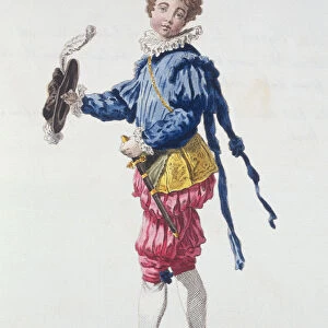 Pageboy at Court during the Reign of Edward VI (engraving)